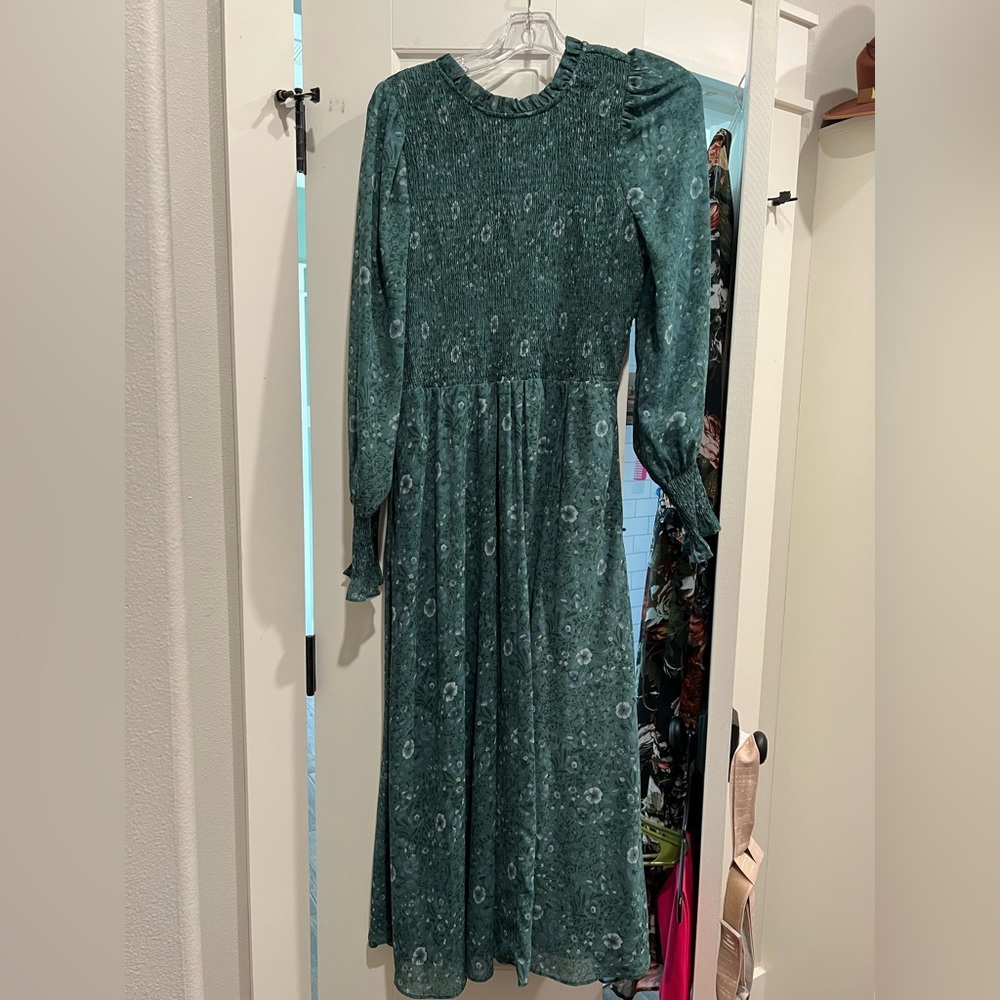 Madewell maxi with smocking, size medium, EUC